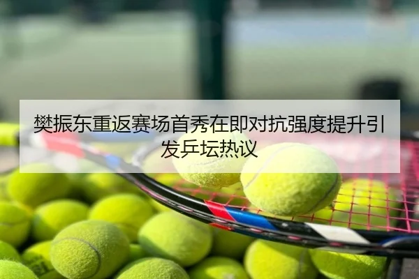 樊振东重返赛场首秀在即对抗强度提升引发乒坛热议